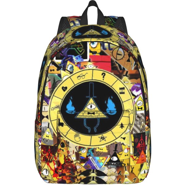 Mochila De Gravity Falls Para Hombres Mujeres Genial Para Instituto Negocios Mochila Diaria Bolso De Hombro Para PortáTil Exterior S-image