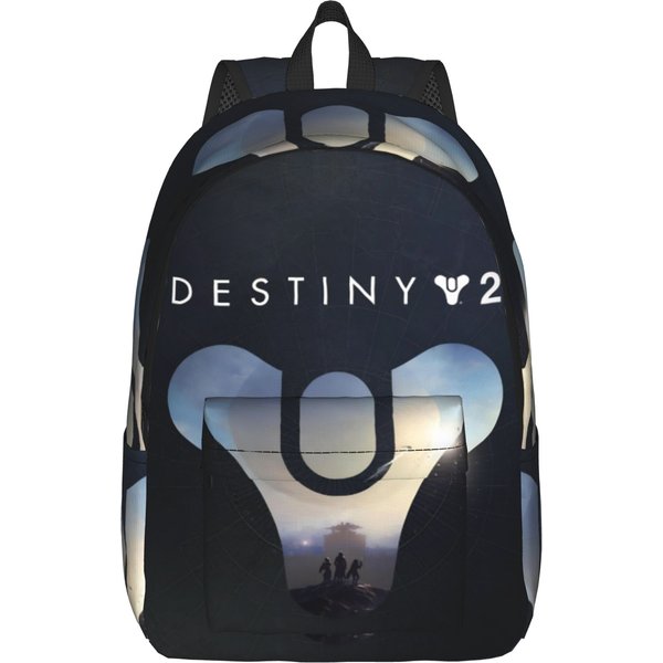 Mochila Para Adolescentes Destiny 2 Games Con Bolsillo Para El Instituto Mochila Diaria Para Hombres Mujeres Bolso De Hombro Para PortáTil 14 Inches-image