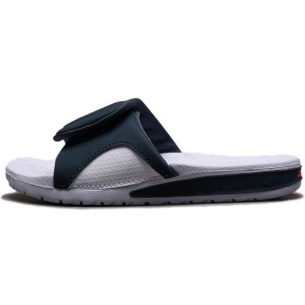 Jordan Hydro 4 Casual AntypośLizgowe Odporne Na ŚCieranie Kapcie DziecięCe Kapcie DziecięCe BiałE Czarne 705173-023 29.5 Black-image