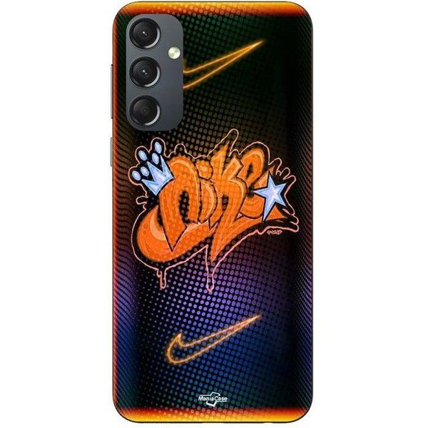 Funda Para Samsung Galaxy S25 FE Nike Just Do It Naranja Maniacase Negro-image