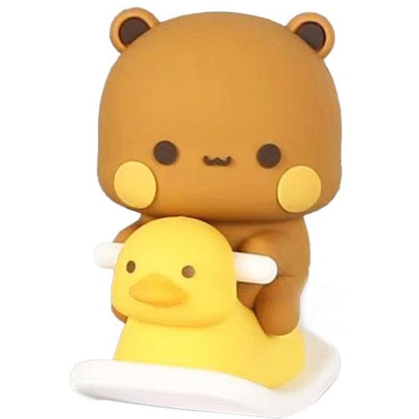 Urocza Kawaii Bubu Dudu NiedźWiedź Panda Figurka KreskóWka EkscytująCe NiedźWiadki Miniatury Kolekcjonerska ZwierząTko Zabawka Lalka Ozdoba WystróJ Domu Orange-image