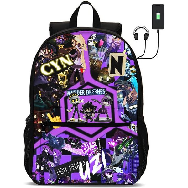 Mochila De Drones Asesinos Mochilas Escolares Gran Capacidad Y Peso Ligero Bolsas Para Estudiante Mochila Para NiñOs NiñAs Mejor Regalo-image
