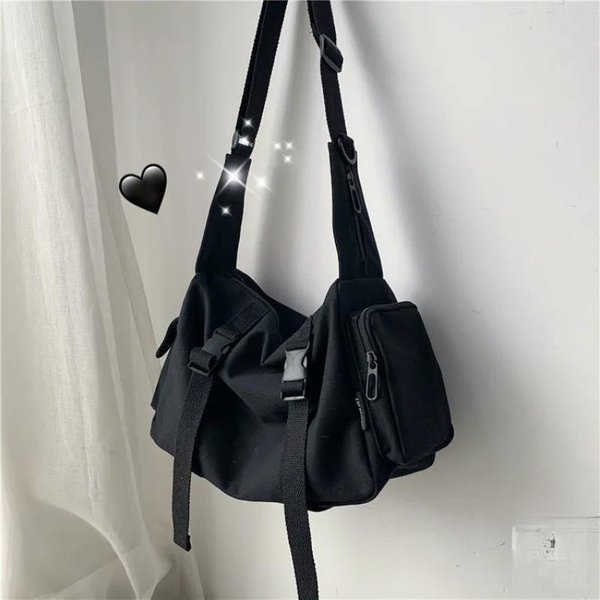 Torby Crossbody Dla Kobiet Modne Codzienne O DużEj PojemnośCi Torebki Torby Na Ramię Jednolity Kolor Damska Torba Listonoszka Gray-image