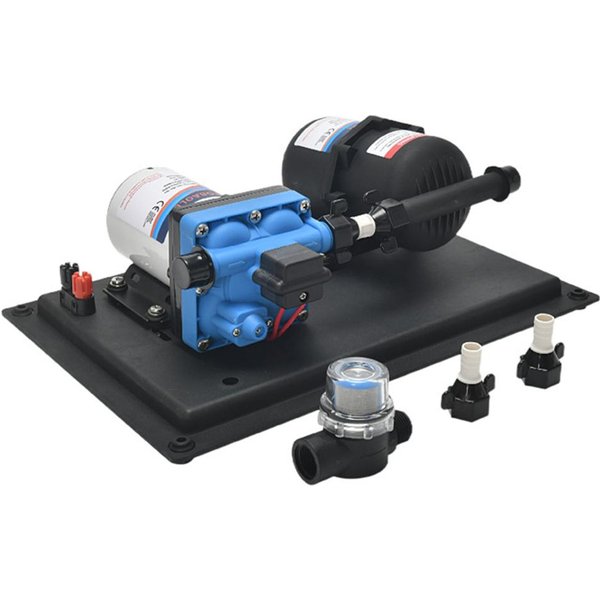 Pompa Wodna RV DC 24 V 3GPM 11,3 L/Min 55PSI Pompa Membranowa śWieżEj Wody Wbudowana CiśNienie Na żąDanie 11.3L 12V-image