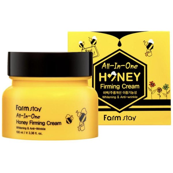 Farm Stay Krem UjęDrniająCy All In One Z Miodem 100G + Losowy Prezent Black-image