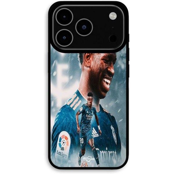 Etui Na Iphone 17 Pro Vinicius JR Real Madryt Niebieski Tapeta Maniacase Czarny-image