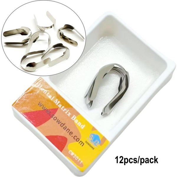 12 Szt./ 30 Szt. Systemy Matryc Dental Twin Anterior Matrix DużE MałE Paski Do ZęBóW Przednich MateriałY Do WypełNień Stomatologicznych 1 Pack Twin Anterior L-image