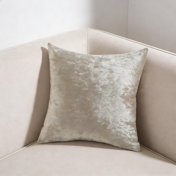 1 Szt. Aksamitna Poszewka Na Poduszkę 45*45 Dekoracyjna Poszewka Na Poduszkę Prosty Design Poszewka Na Poduszkę Do Sofy Sypialni Salonu Poszewka 45X45Cm Gray-image