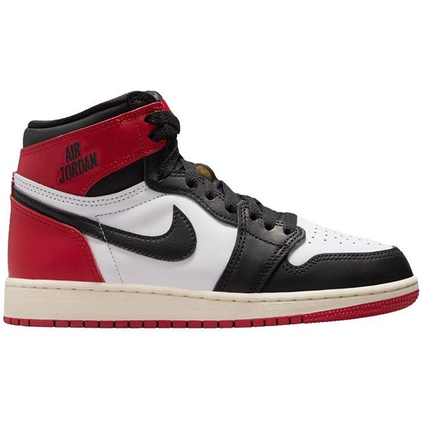 Zapatillas Para NiñOs Air Jordan 1 Retro High OG GS Black Toe Reimagined Rojo Varsity-Red Blanco FD1437-106 35.5-image