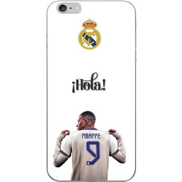 Coque Maniacase Pour Iphone 6 Kylian Mbappe Real Madrid 9 Hola-image