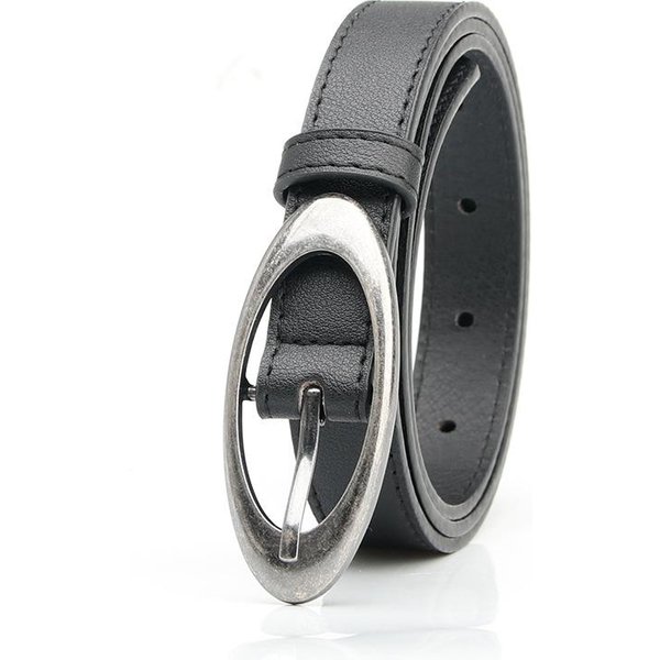 Vintage Pasek KsiężYc Gwiazda Punk PółKsiężYc Ozdoba Klamra Dla Pary Metalowy Gotycki MężCzyźNi Kobiety SkóRa PU Pasek Do Spodni DżInsowych 105CM Black-image