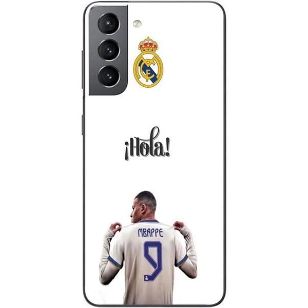 Maniacase Funda Samsung Galaxy S21Fe 5G Kylian Mbappé Real Madrid 9 Hola-image