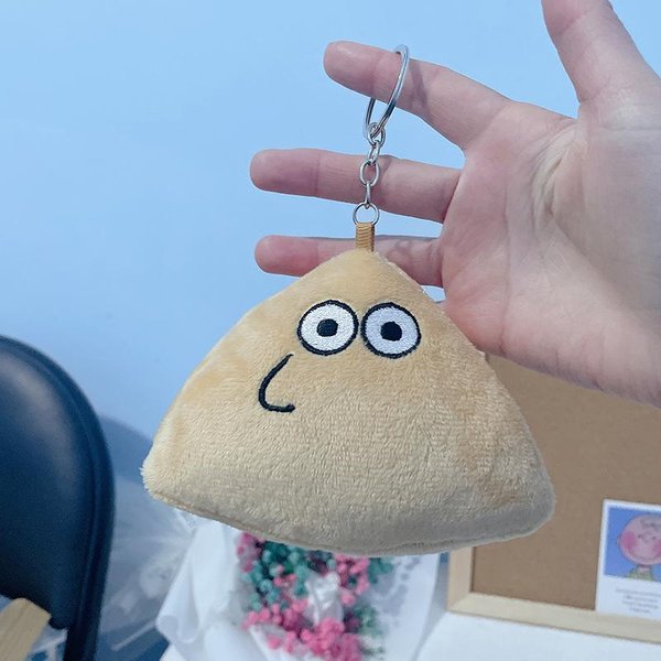 10 Cm Lalka Pluszowa Wisiorek Pou MóJ Zwierzak Obcy Lalka Z Gry Breloczek Do Plecaka Breloczek Breloczek Do Kluczy Zabawka Peryferyjna MięKki Pluszowy Breloczek Breloczek Do Torebki-image