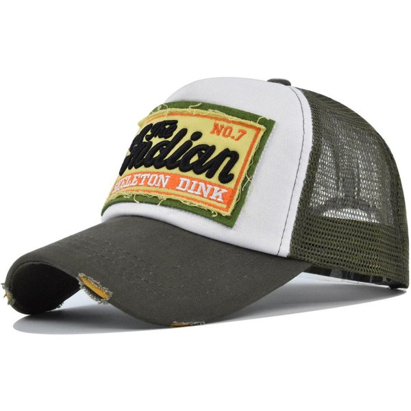 Gorra De BéIsbol Snapback De AlgodóN De Alta Calidad Para Hombres Y Mujeres Hip Hop Gorra De Camionero Malla Transpirable Gorra Para Exteriores ProteccióN Solar Gorra Snapback 54-60Cm-image