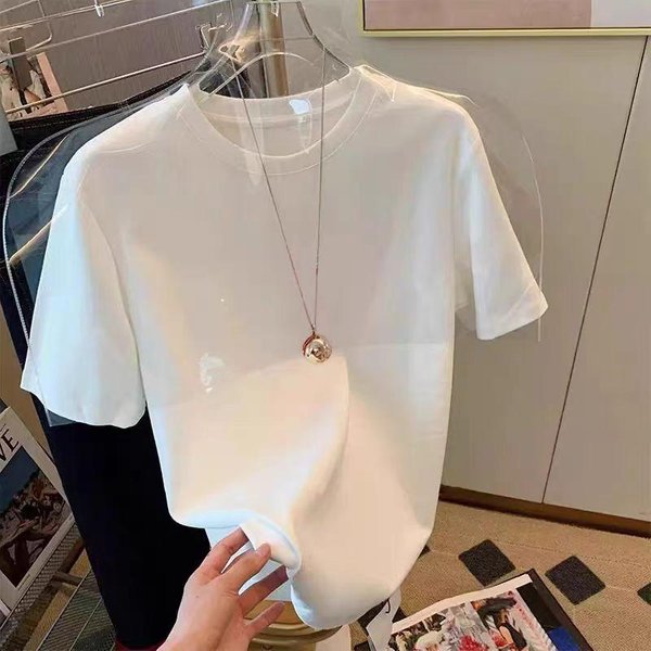 Camiseta Negra De Manga Corta Con Hombros Descubiertos Para Mujer En Verano Nueva De AlgodóN Puro CóModa Para Mujer Holgada Talla Grande Camiseta De Manga Media Para Mujer 4XL-image