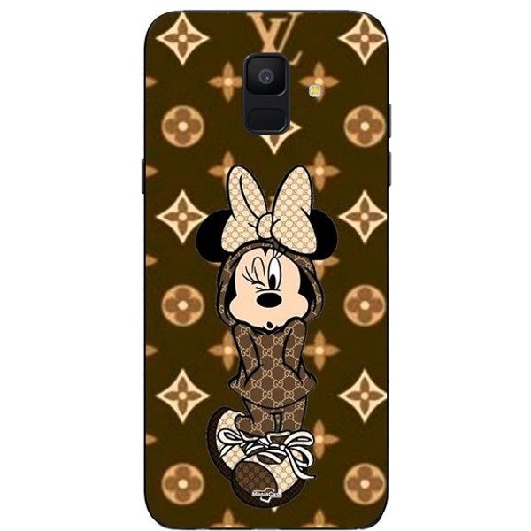 Funda Maniacase Para Samsung Galaxy A6 2018 Minnie Disney Lv MarróN Negro-image