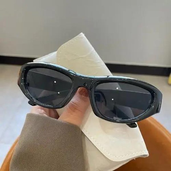 Nuevas Gafas De Sol Punk Y2K Para Mujer Wraparound Cuadradas ProteccióN UV400 Gafas De Sol Marca De Lujo Gafas De DiseñAdor Tonos 2000S-image