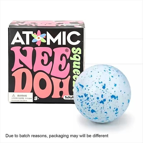 Needoh ŚNieżNa Kulka Chrupka Ulgowa Zabawka Sensoryczna Fidget ŚCiskana MięKka WypełNiona MąKą KształT Kulki Nietoksyczna Zabawka Na LęK Dla Adhd Prezent Pink-image