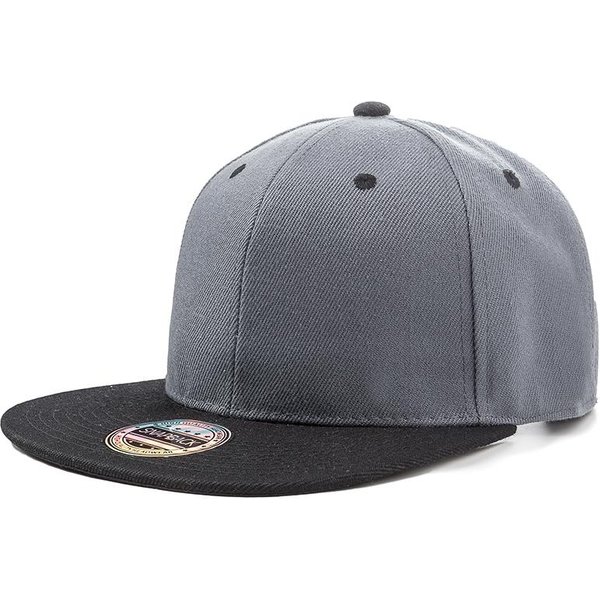 Unisex Czapka GłAdka Snapback Wysokiej JakośCi Dla DorosłYch Hip Hopowa Czapka Baseballowa MężCzyźNi Kobiety Outdoorowa Rekreacyjna Czapka Baseballowa 55Cm-60Cm Gray-image