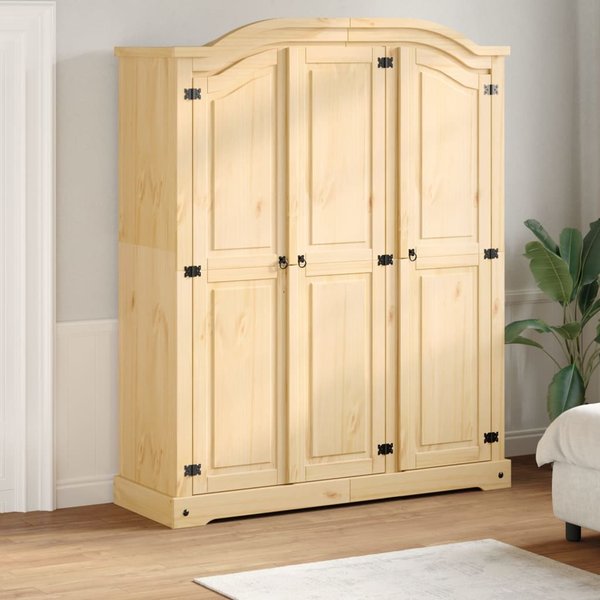 Vidaxl Szafa Corona, 151,5X52X186 Cm, Lite Drewno Sosnowe-image