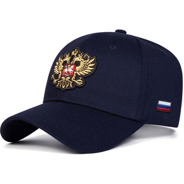 Gorras De BéIsbol Bordadas De ÁGuila BicéFala Unisex Primavera OtoñO Ajustables Para Exteriores Sombreros Casuales Sombrero Protector Solar Gorra Deportiva-image