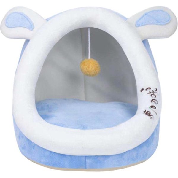 Cama Almohadilla Para Gato Dulce Suave CáLida Cesta Para Mascota Acogedor Tumbona Para Gatito CojíN Casa Tienda Para Mascota Alfombrilla Para Perro PequeñO Para Gatos Lavables Camas De Invierno S-image
