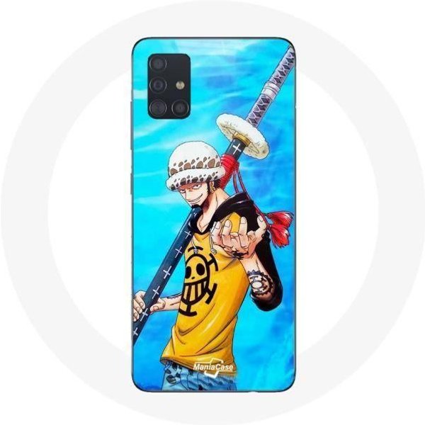 Funda - Maniacase - Samsung Galaxy A51 5G - Manga One Piece - Flexible - Negra Negro-image