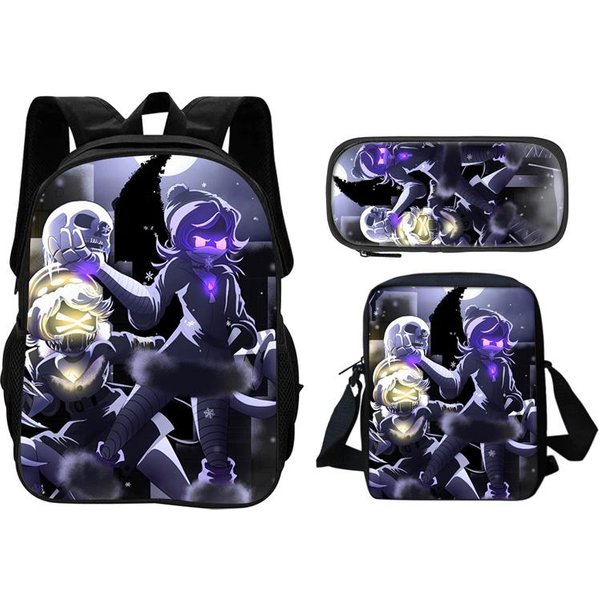 Drones Asesinos Set De 3 Piezas Mochila Estuche Para BolíGrafos Bolso De Hombro Duradero Moderno VersáTil NiñO Y NiñA Escolares Regalo De CumpleañOs Ideal-image