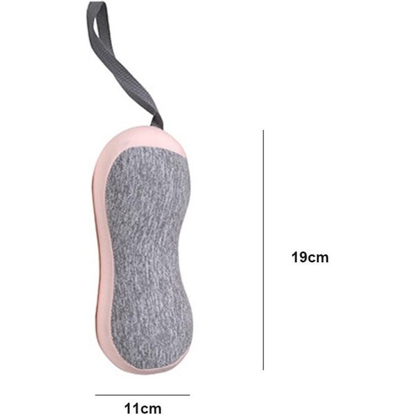 Mini Poduszka Pod Kark PrzenośNa Poduszka W KształCie Litery U, Poduszka Pod Kark Do PodróżY Dla DorosłYch Do Spania Na Plecach, Poduszka Biurowa PodpierająCa Kark, Poduszka Do Spania RóżOwy-image
