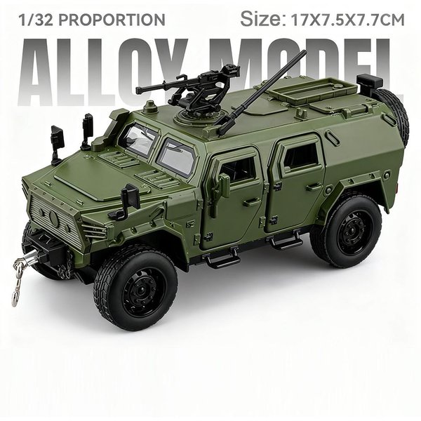1:Model Miniaturowy Dongfeng Mengshi Sabertooth Skala 32 Metal Diecast Zabawka SamochóD DźWięK ŚWiatłO Pull Back Drzwi Otwierane Pojazd Prezenty Dla Dzieci-image