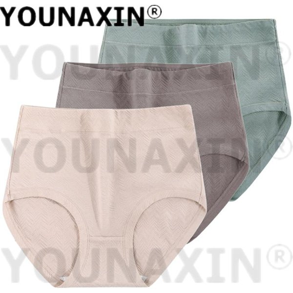3 Piezas Calzoncillos Talla Grande Ropa Interior Para Mujer Cintura Alta LenceríA AlgodóN Braguitas Para NiñAs Panties Grandes Calzoncillos Cortos XL 2XL 3XL 4XL 5XL 6XL 6XL-image