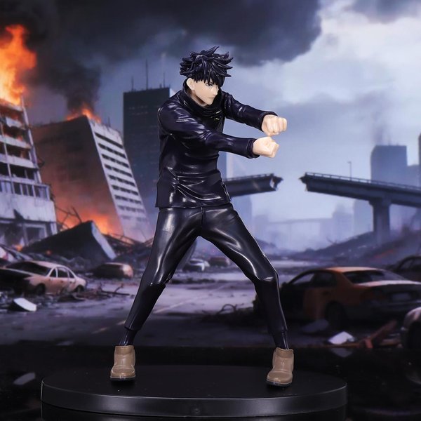 JJK Fushiguro Megumi Figurka Akcji Anime Kolekcjonerska Figurka Elementy Do Ekspozycji Figurki Anime Prezenty śWiąTeczne śWietne Do Codziennego UżYtku Multikolor-image