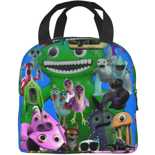 Bolsas De Almuerzo Aisladas Garten Of Banban Juegos Divertidos Almacenamiento De Productos Caja De Comida Estilo Ins Nevera TéRmica Caja Bento Para La Escuela Option 1 Blue-image