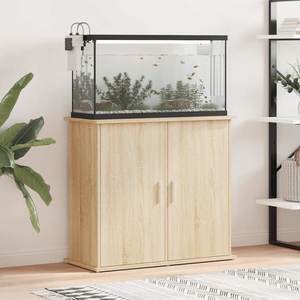 Vidaxl Mueble Para Acuario, Roble Sonoma, 81X36X73 Cm-image
