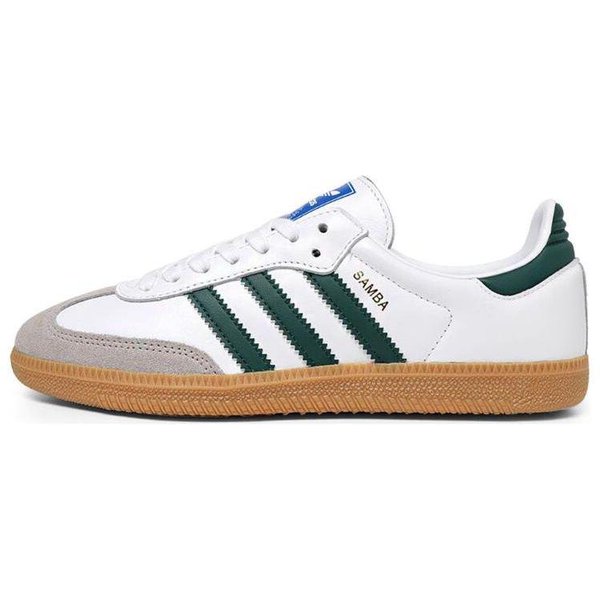 Adidas Samba OG Blanco Verde Colegial Goma Unisex Zapatillas Nube Blanca IE3437 37⅓-image