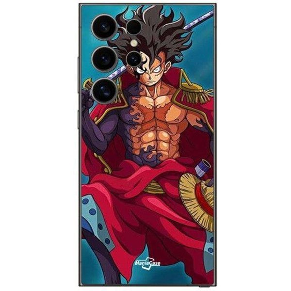 Coque Samsung Galaxy S24 Ultra One Piece Luffy Enters Gear 5 Maniacase Negro-image