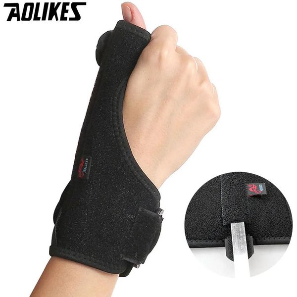 Aolikes Orteza Kciuka Z Podparciem Nadgarstka Do łAgodzenia BóLu ZespołU CieśNi Nadgarstka Stabilizator Kciuka Left Hand-image
