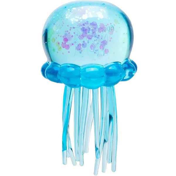 Juguete Blandito Medusa Ondulante Con Purpurina Juguete Sensorial Fidget Gadget Silencioso Para Alivio Del EstréS Para Alivio De La Ansiedad Juguete Para Escritorio De Oficina-image