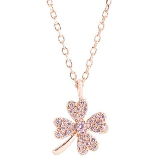 Nuevo Collar Con Colgante De Cadena De ClavíCula Con TréBol De Cuatro Hojas, Plata De Ley 925, Collares De Circonita Aaa, JoyeríA Fina Para Mujeres, Bodas-image