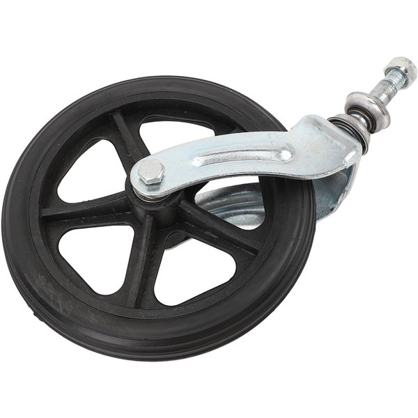 Ruedas Delanteras Para Silla De Ruedas De 6 Pulgadas Con Horquilla Delantera Rueda Con Rodamiento De Acero De TraccióN Horquilla Delantera Para Silla De Ruedas Black-image