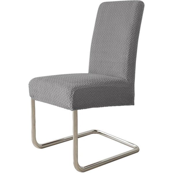 Funda Para Silla Cuatro Estaciones EláStica Sarga Funda Para Silla De Comedor Hogar Hotel Funda Antipolvo Para Silla De Comedor Funda Para Silla Sentido De Alta Gama 45*38*4Cm-image