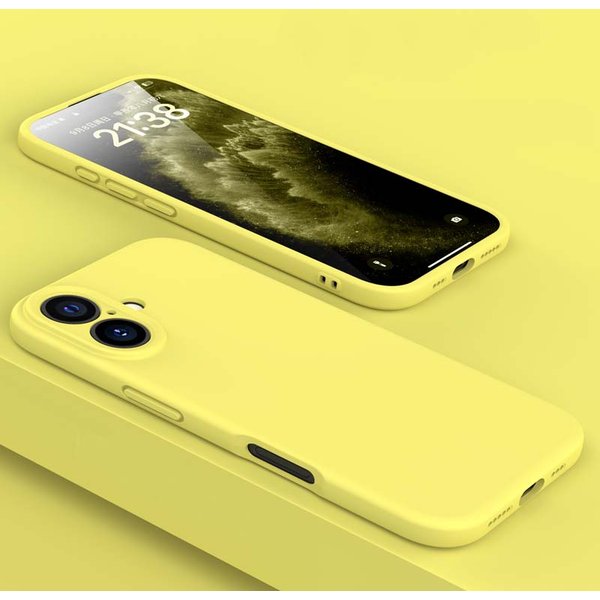 Luksusowe PłYnne Silikonowe WstrząSoodporne MięKkie Etui Na Telefon Dla Iphone 16 15 14 13 Pro Max 16Pro 15Pro 14Pro 16 Plus Ochrona Obiektywu For Iphone 16-image