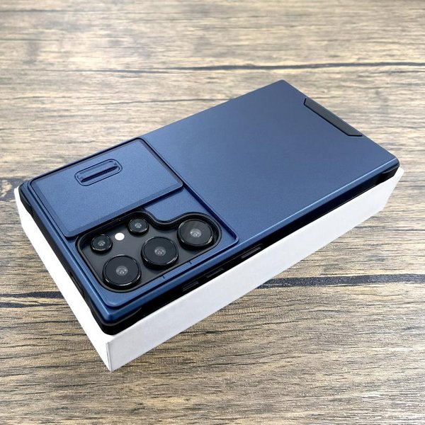 Etui Z Przesuwaną OsłOną Aparatu Na Telefon Samsung S26 Ultra S24 Plus S23 S22 S21 S20 S25 FE S25 Ultra Note 20 Odporne Na WstrząSy Pancerne Etui Ochronne Galaxy Note20 Ultra-image