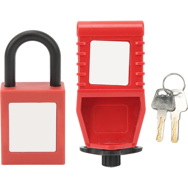 Candado De Nailon De 25 Mm Para Bloqueo De Disyuntores, Dispositivo De Bloqueo Para Evitar Descargas EléCtricas Y Etiquetado De Disyuntores. Red-image