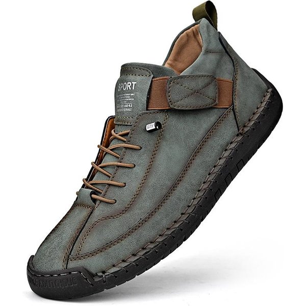 SkóRzane Buty Codzienne MęSkie Projekt Trampki MęSkie OddychająCe SkóRzane Buty MęSkie Botki Na ZewnąTrz 43-image