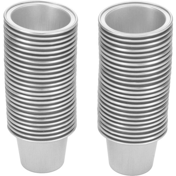 50 Sztuk Wieczek Z Folii Aluminiowej Z 50 Sztukami KapsułEk Do Kawy 15 Ml, KapsułKi Do Kawy, Wieczka UszczelniająCe, Naklejki Z łYżEczką I PęDzelkiem, Srebrne L-image