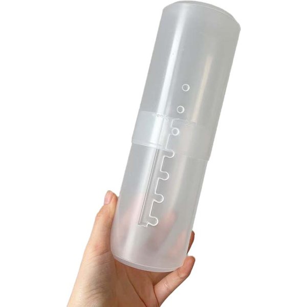 Etui Na PęDzle Do MakijażU Wysuwany Uchwyt Na PęDzle Do MakijażU Organizer Na PęDzle Plastikowy Przezroczysty Pojemnik PodróżNy Na PęDzle Kubek PyłOszczelny Przechowywanie Czysty-image