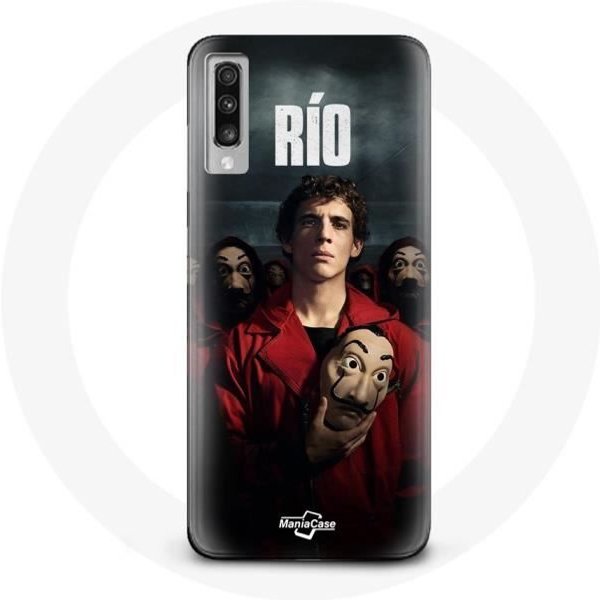 Funda Para Samsung Galaxy A50 La Casa De Papel MáScara De RíO-image