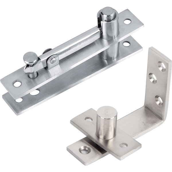 Bisagra Pivotante De Puerta De Acero Inoxidable De 360 Grados Puerta Giratoria De Edificio Alto-image