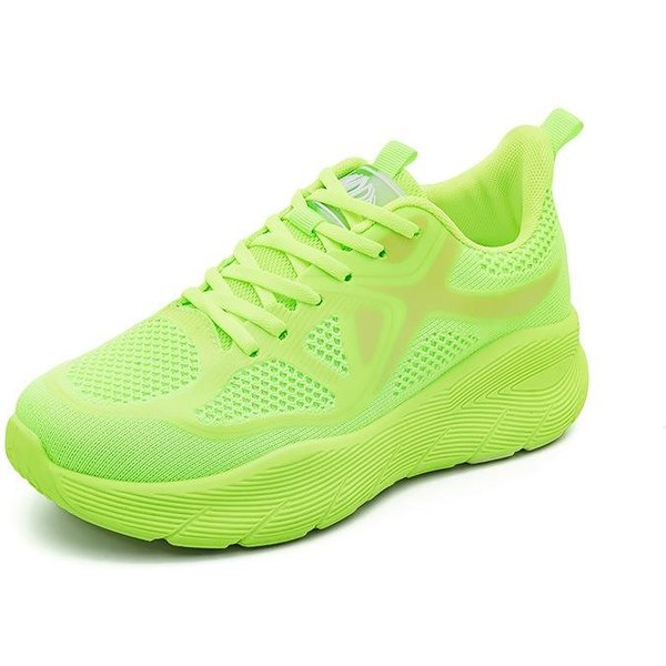Damskie Casualowe Buty Sportowe OddychająCe Lekkie Sneakersy AntypośLizgowe PłAskie Buty Outdoor Do Biegania I Chodzenia Damskie Buty Wulkanizowane 40 Zielony-image